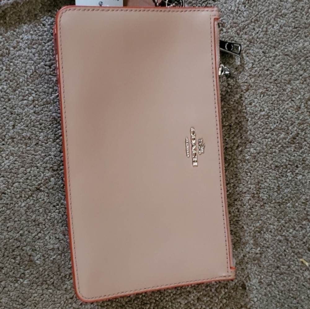 Coach snake Wristlet clutch